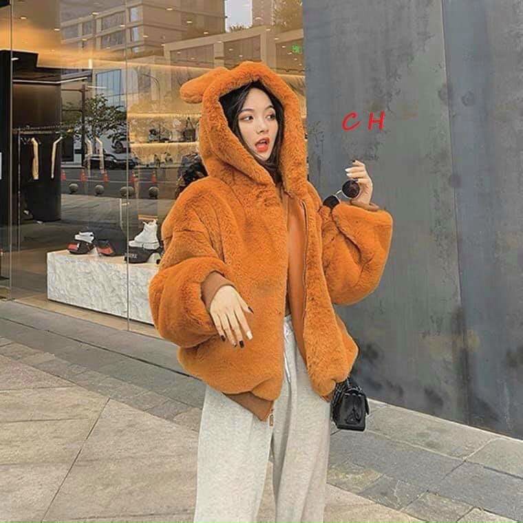 [25-27.4 Hoàn tiền 15%] ÁO KHOÁC LÔNG TAIGẤU SIÊU KUTE-JUNA STORE 24H-CH0301