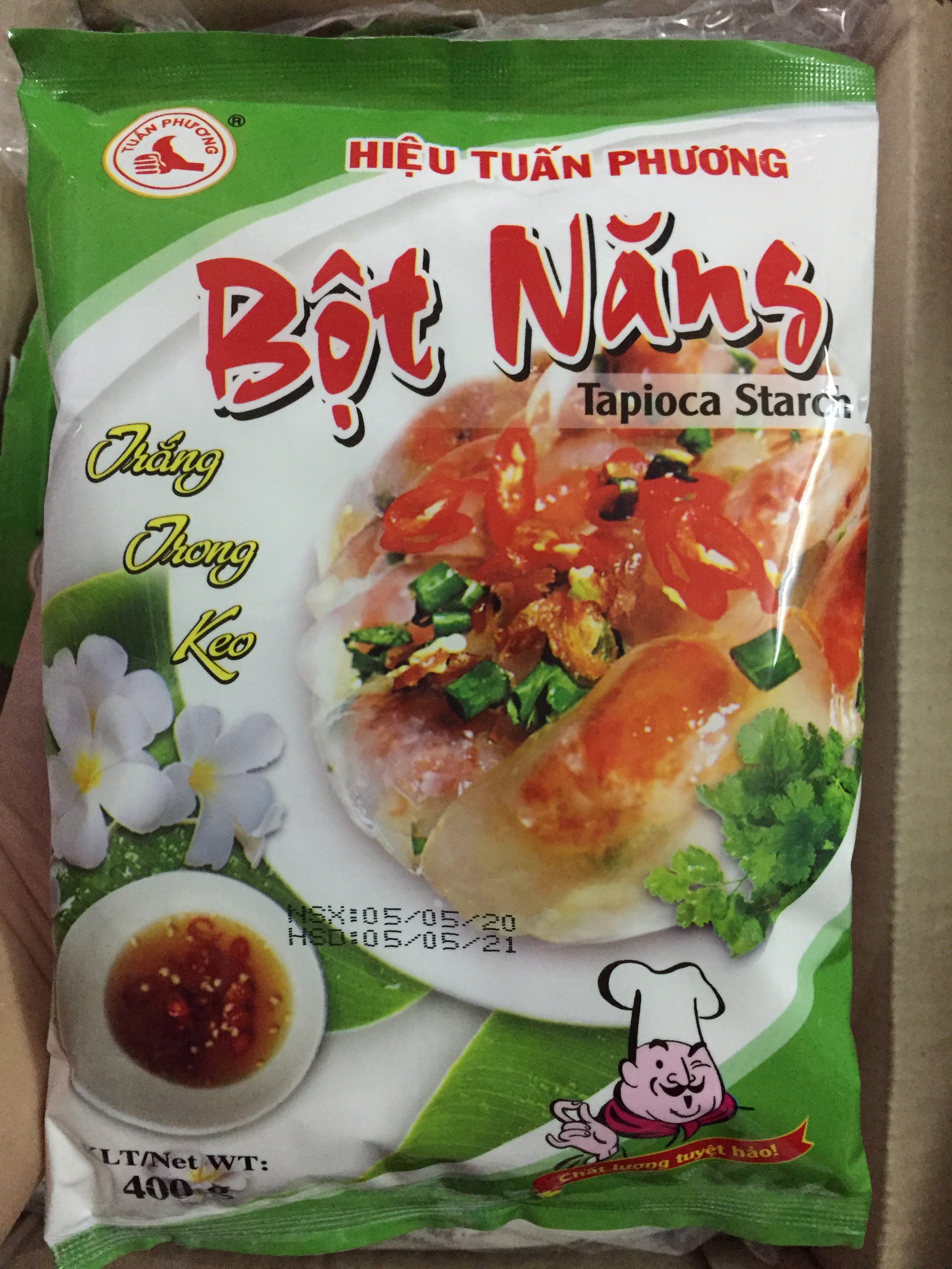 Bột Năng Hiệu Tuấn Phương Loại 400gr
