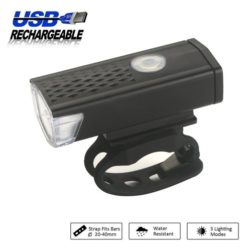 [HCM]Đèn pha xe đạp siêu sáng tich hợp pin sạc cổng USB