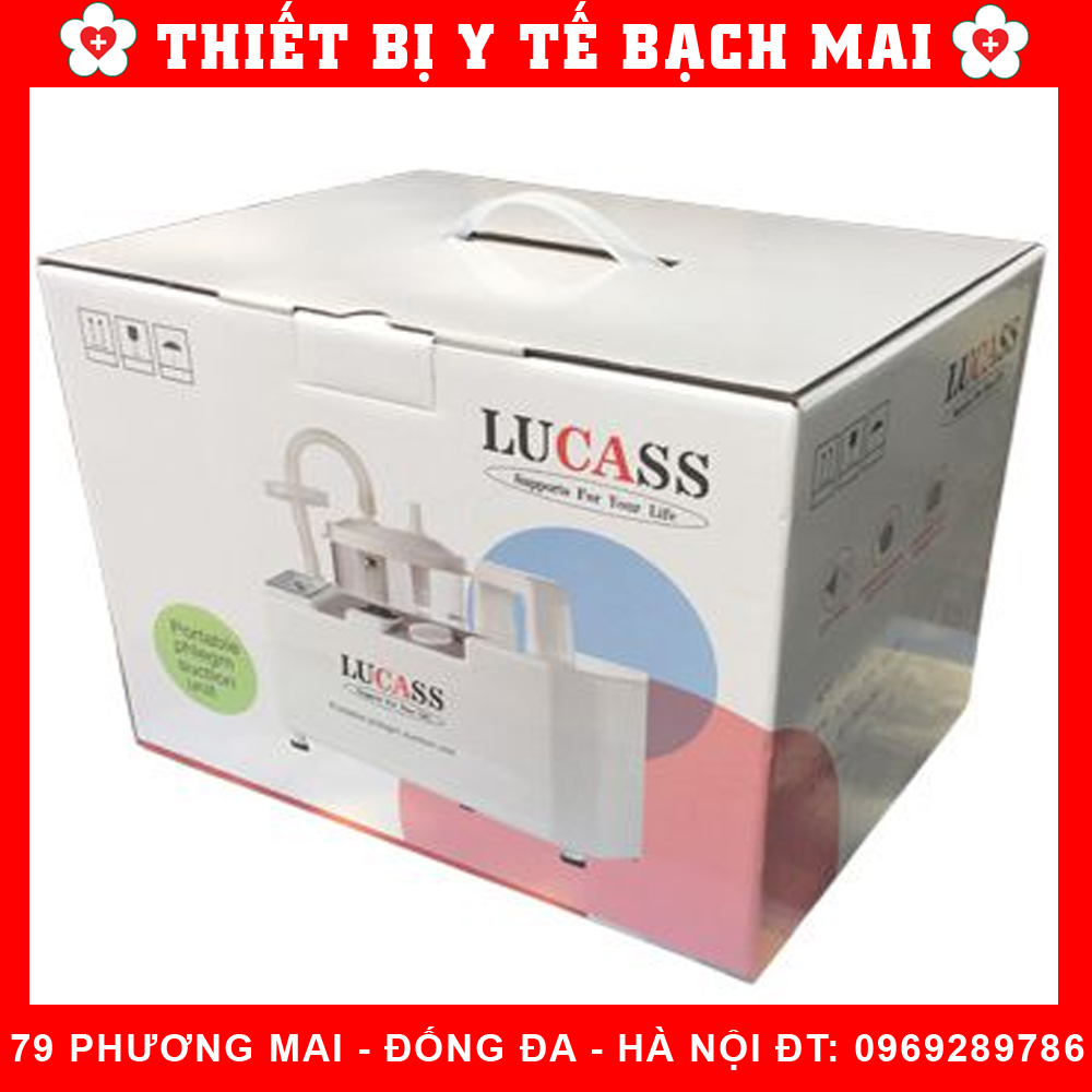 Máy Hút Dịch 1 Bình LUCASS SS-6A Công Nghệ MỸ
