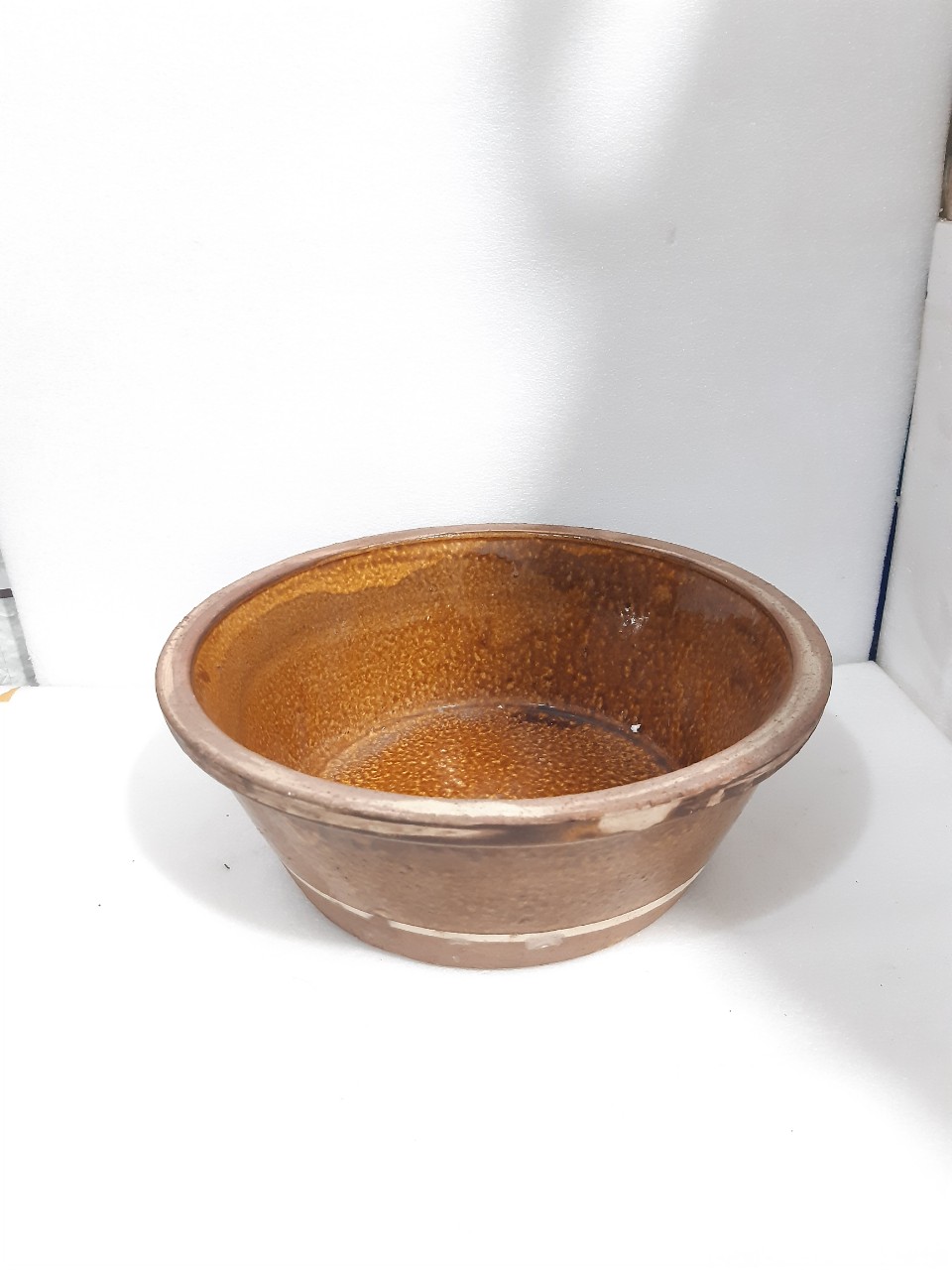 Thau Chậu đựng nước sành sứ 10*25 cm