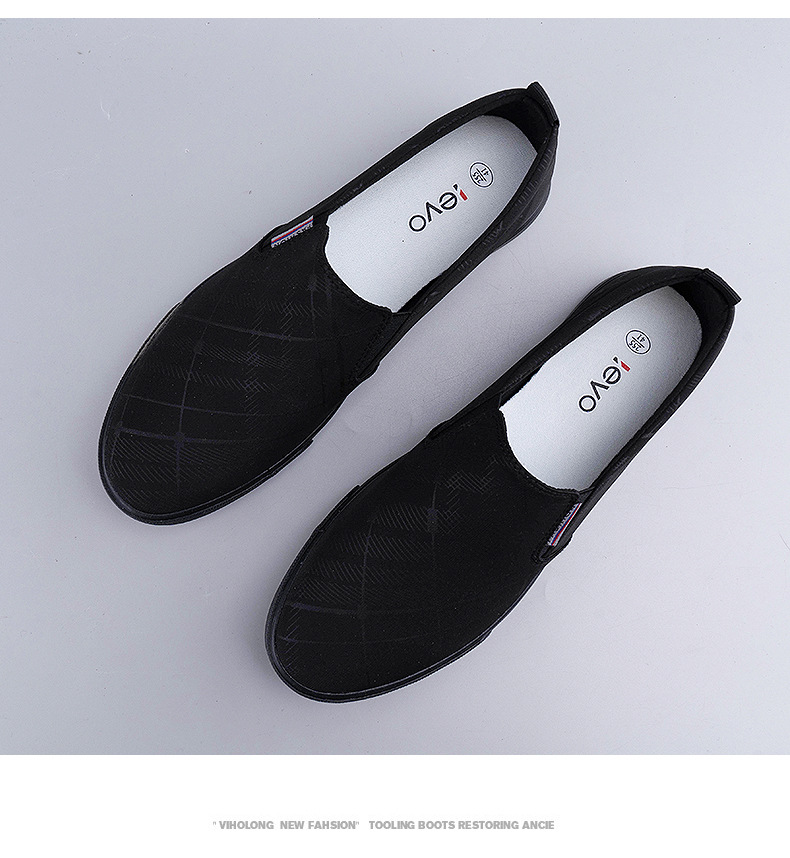 Giày lười nam - Slip on nam vải - A6206