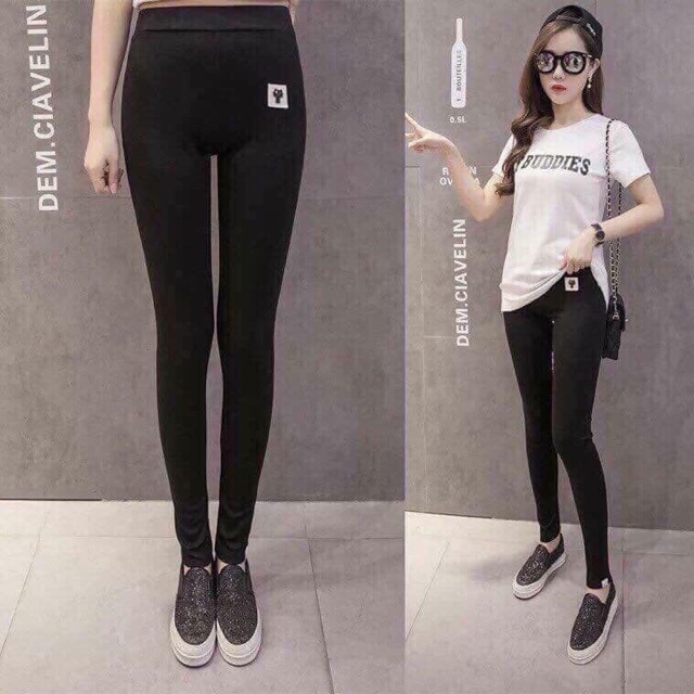 [DEAL SOCK] Quần legging mèo lót lông siêu ấm loại sịn