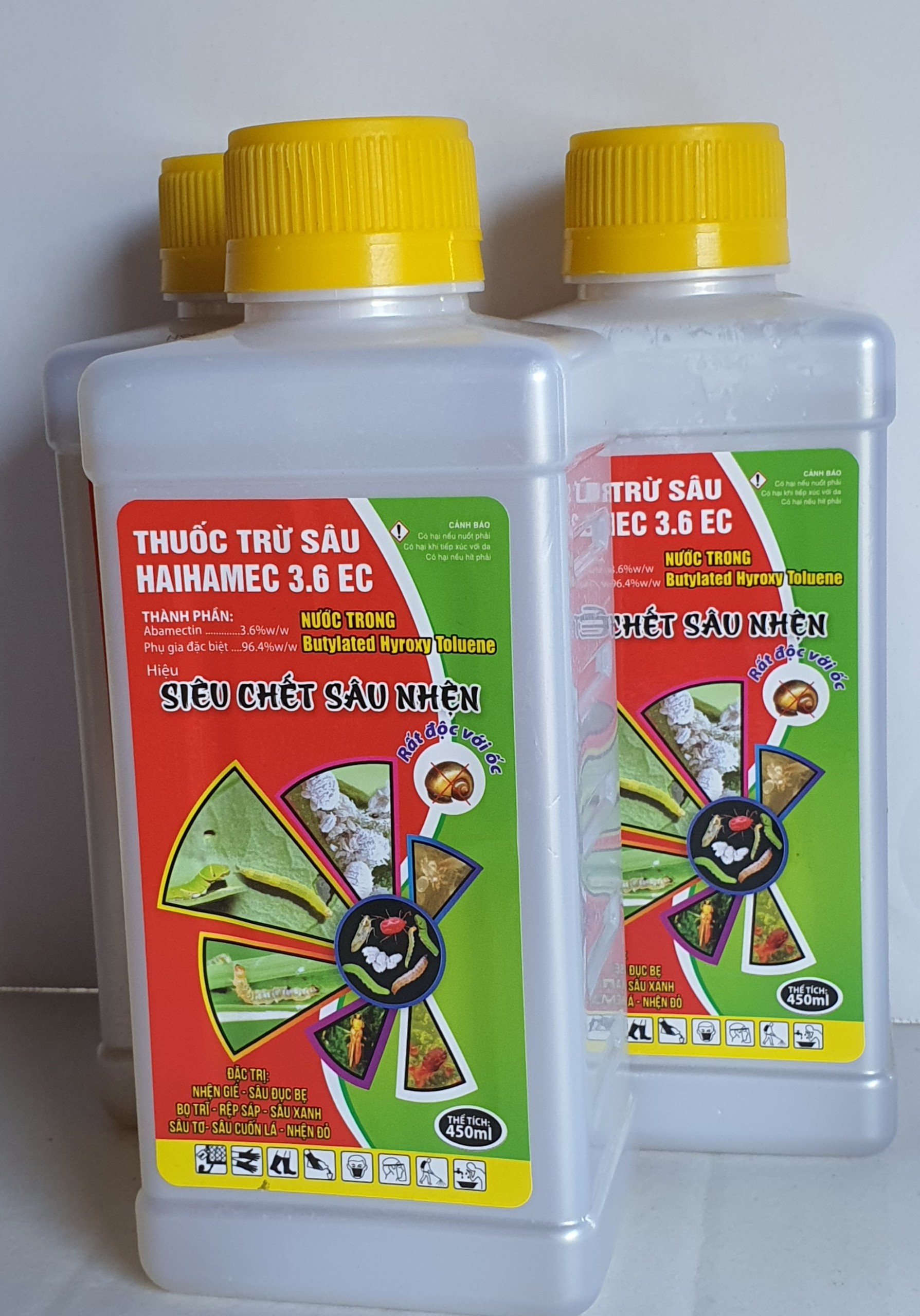 Thuốc trừ sâu 3,6 NƯỚC TRONG - Chai 450ml