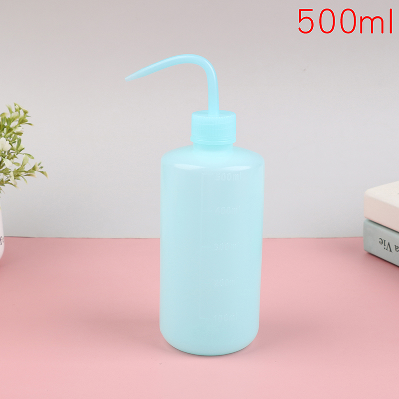 🔨 TOOL 1 chiếc nồi cong 500ml xà phòng Nhựa sạch rửa chai khuếch tán bóp rửa phòng thí nghiệm