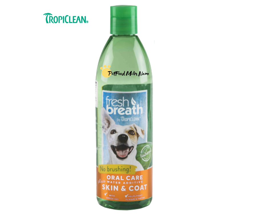 [Hoàn Tiền 10%] Nước vệ sinh răng miệng cho chó Tropiclean