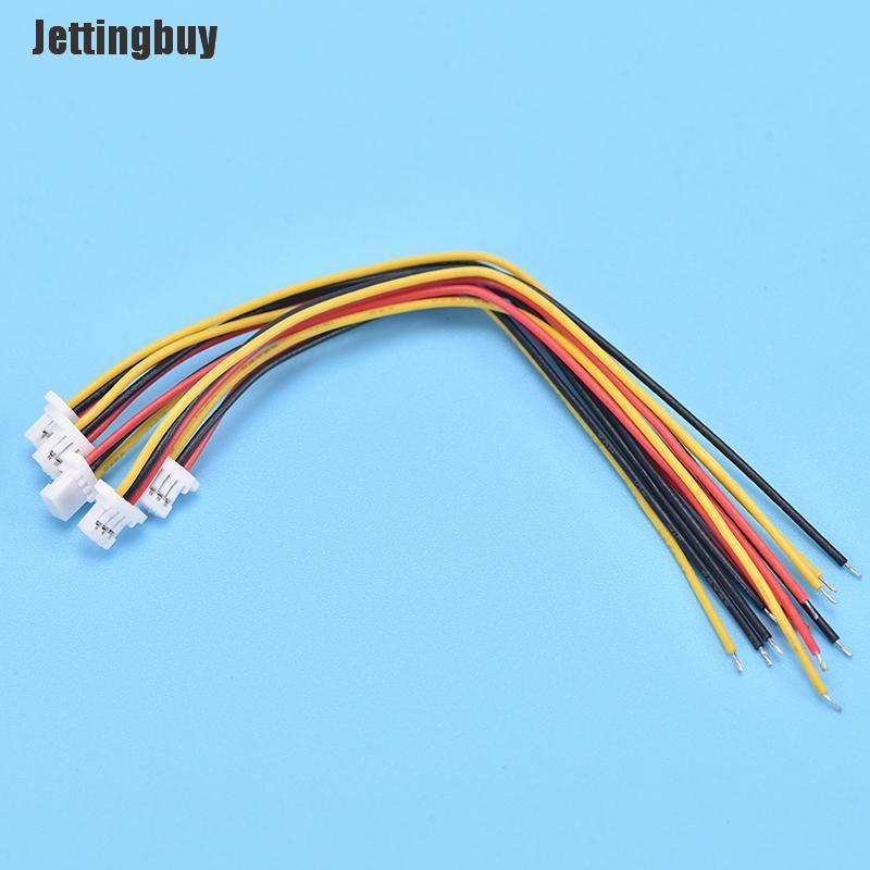 Jettingbuy 5 Bộ Đầu Nối JST 3 Chân Mini Micro SH 1.0 Có Dây Cáp