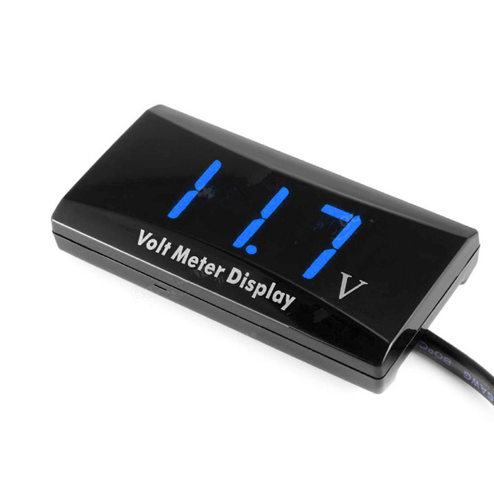Đồng Hồ Volt Loại Dán Gắn Xe Máy [ Mẫu 1 ]