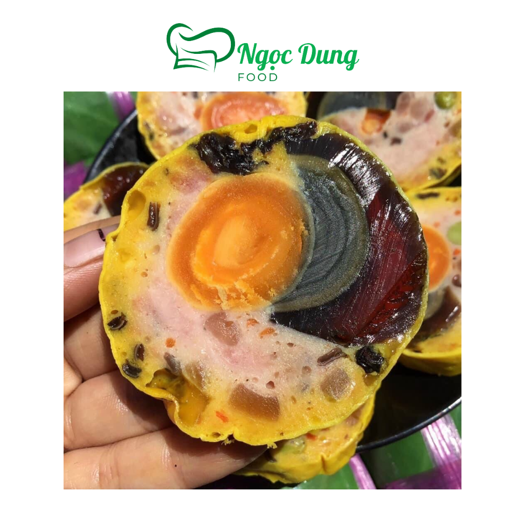 [Hoàn tiền 10%]Chả hoa ngũ sắc trứng muối+trứng bắt thảo đòn 500gr