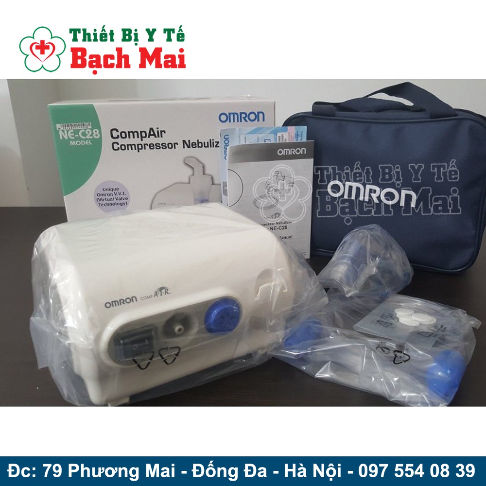 Máy Xông Mũi Họng OMRON NE-C28 [NHẬT BẢN]