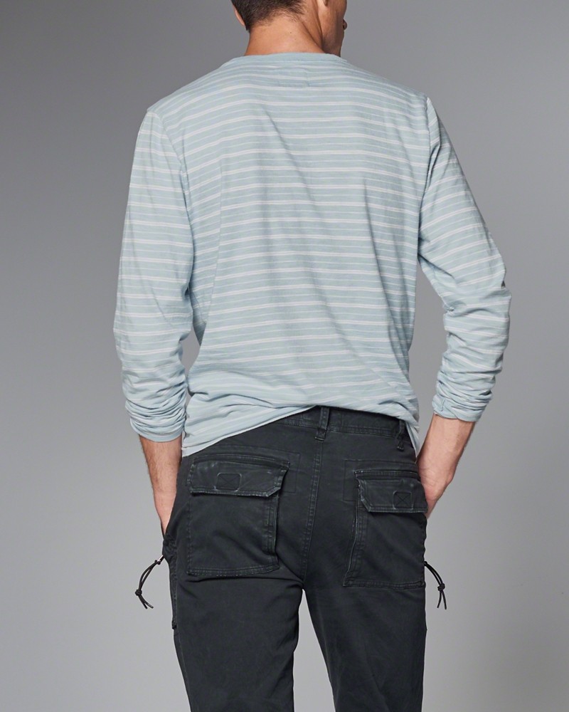 Pullover men Abercrombie long sleeved abr-ls04 long-sleeve Henley