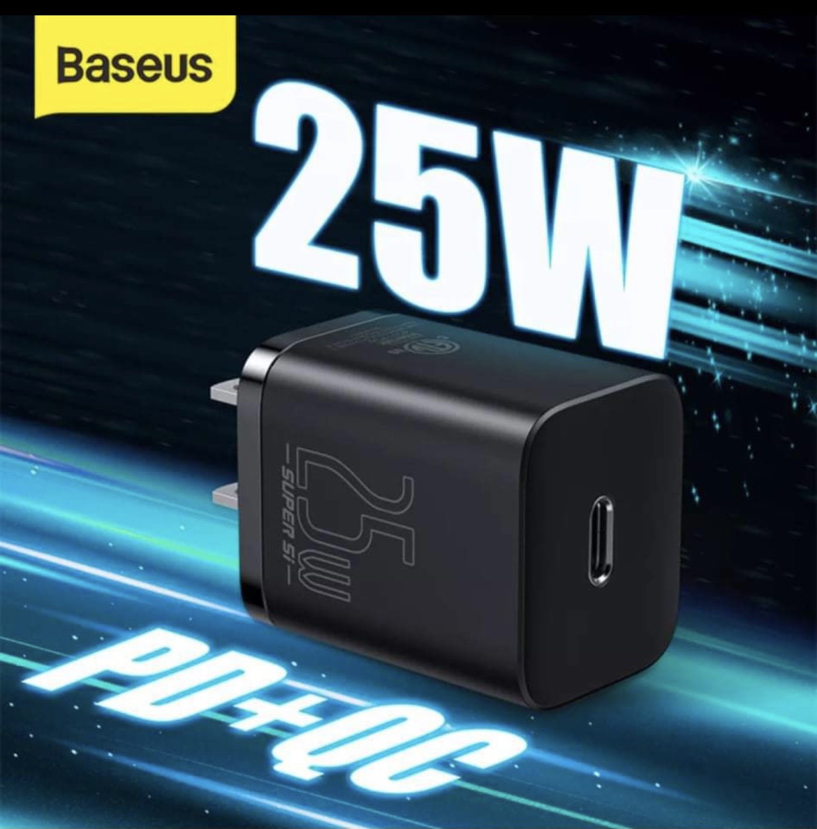 Bộ Sạc Nhanh PD 25W (Bao Gồm Củ Và Dây TypeC-TypeC) Basues