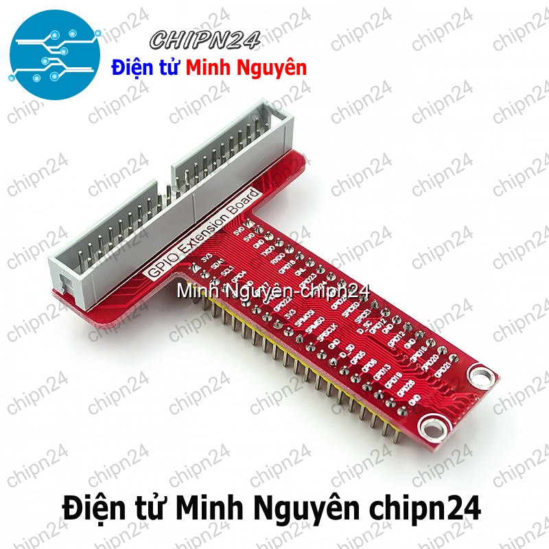 [1 cái] (D99) Mạch GPIO Raspberry Pi B+ Đỏ - HH005889
