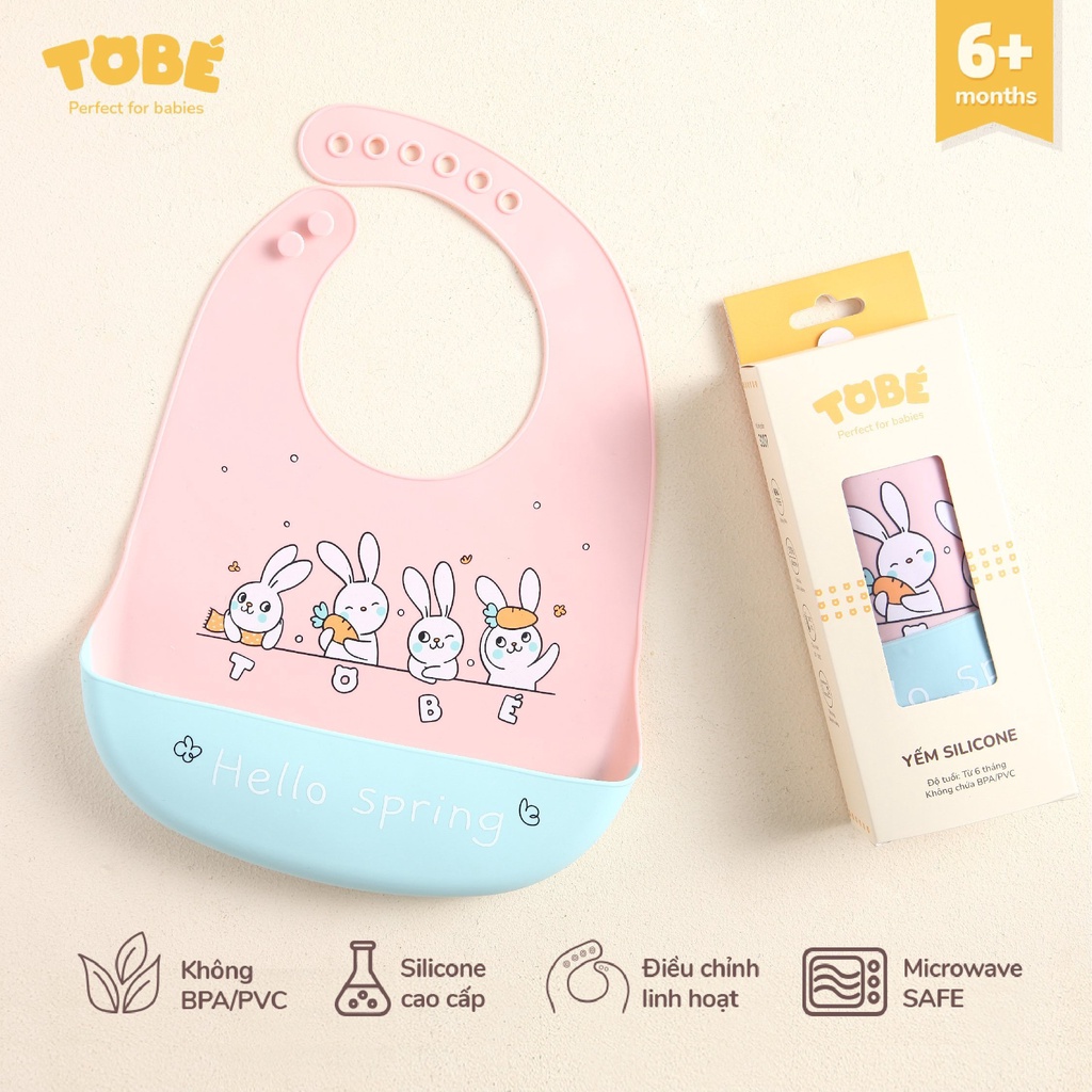 TOBÉ - Yếm ăn dặm cho bé ECO SILICONE