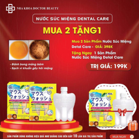 (Chính hãng) Nước Súc Miệng Nha Khoa Dental Care
