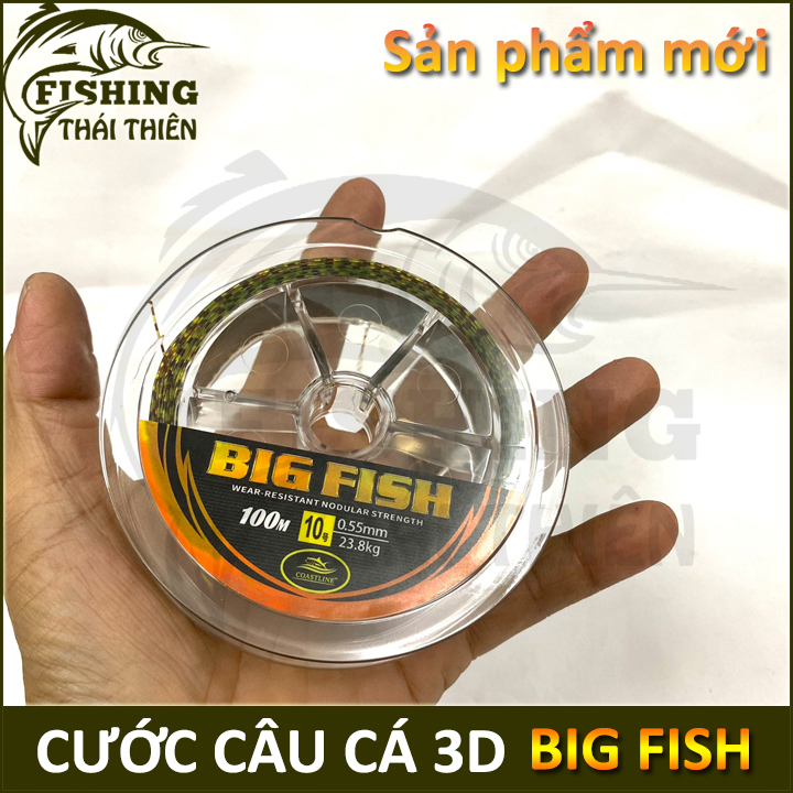 [HCM]Cước câu cá Coastline Big Fish 3D cuộn 100m