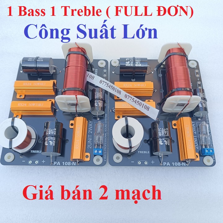Mạch Phân Tần Loa Full Đơn công suất lớn - Giá 2 mạch