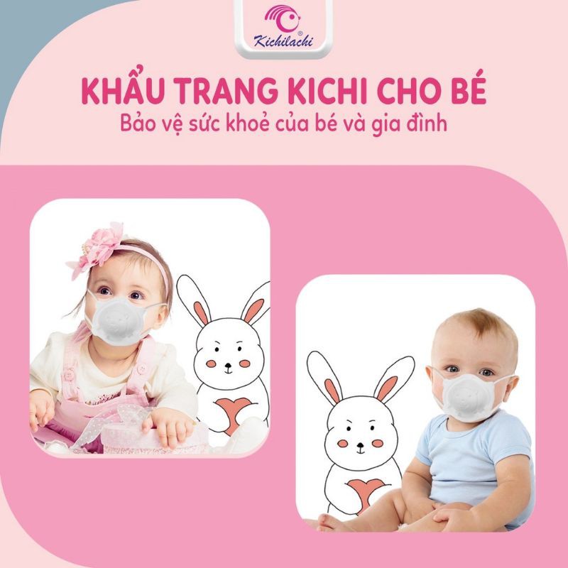 KHẨU TRANG GẤU KICHI CHO BÉ TỪ SƠ SINH