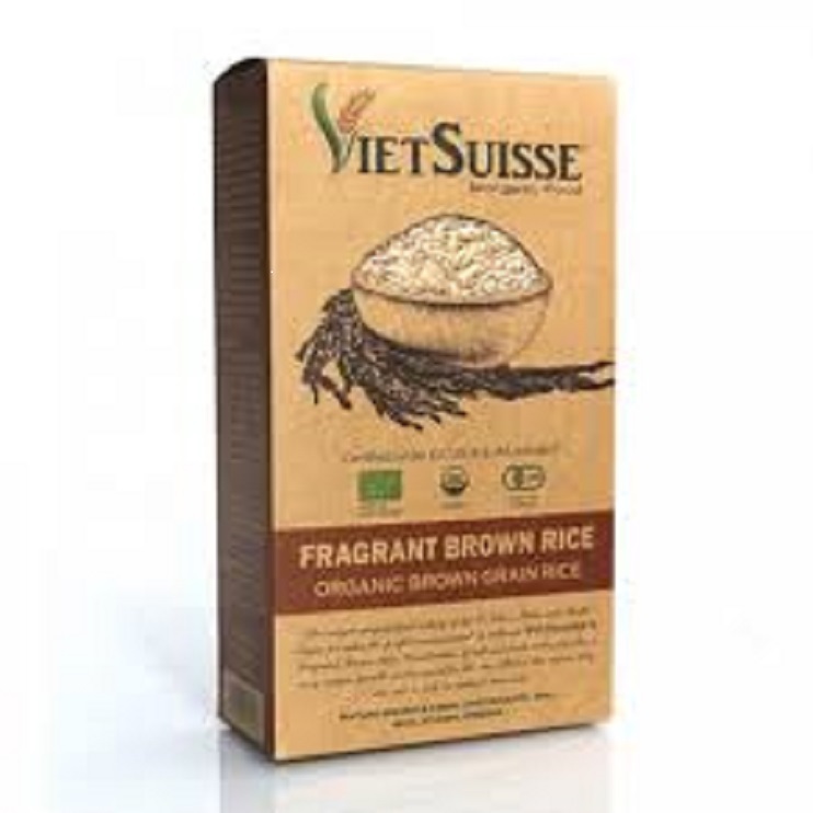 Gạo lứt hữu cơ Vietsuisse - 2kg
