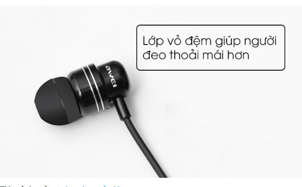 Tai nghe EP Awei Q27Hi Đen (Chính hãng, 14 ngày đổi trả)