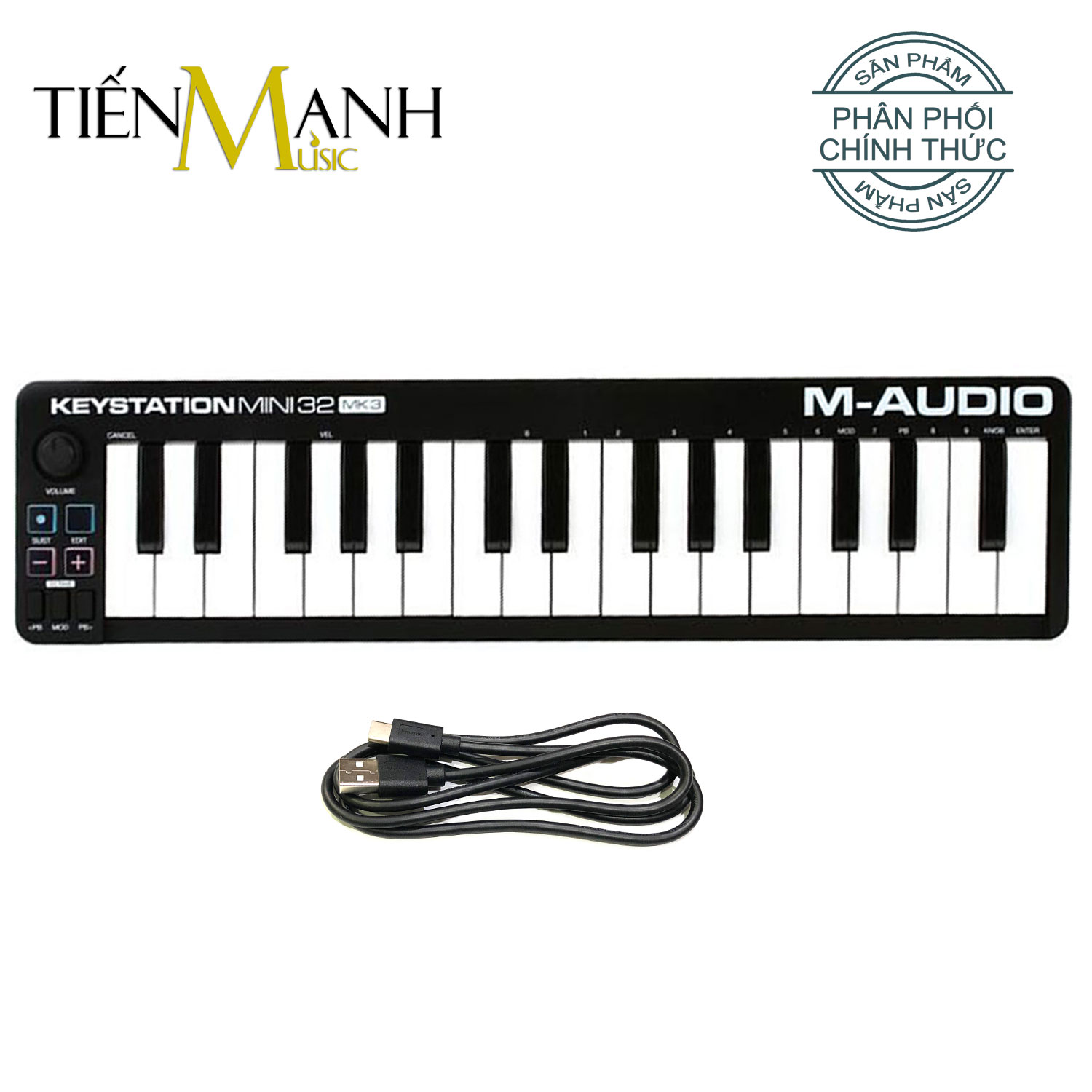 M-audio keystation mini 32 MK3 ultra portable USB MIDI keyboard controller MkIII with ProTools first