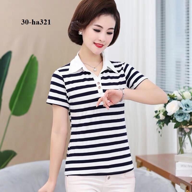 Ha321-Áo kiểu thời trang trung niên cao cấp