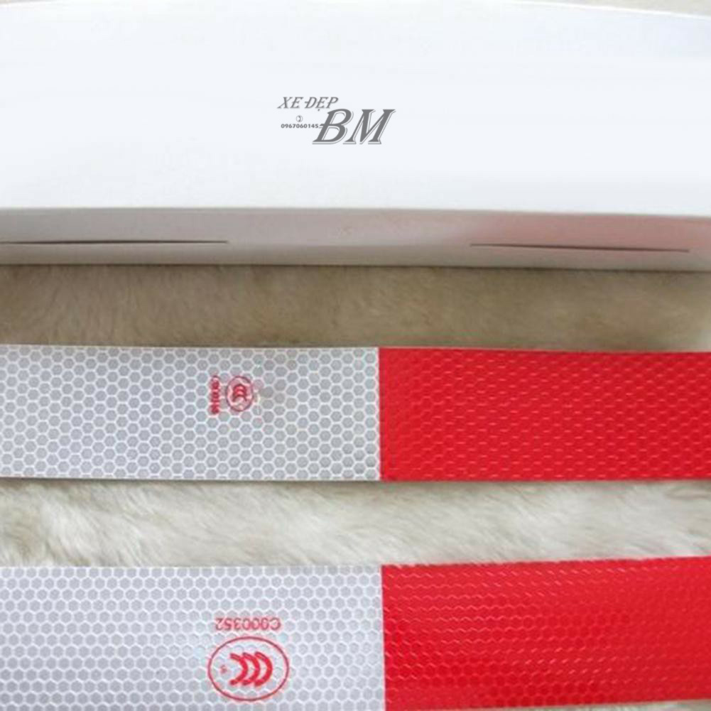 Bộ 10 miếng dán phản quang cảnh báo cho xe tải