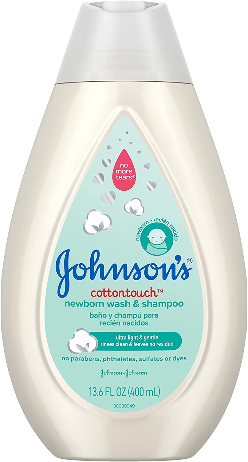 Dầu gội & tắm cho trẻ sơ sinh Johnson s CottonTouch Newborn Baby Wash &