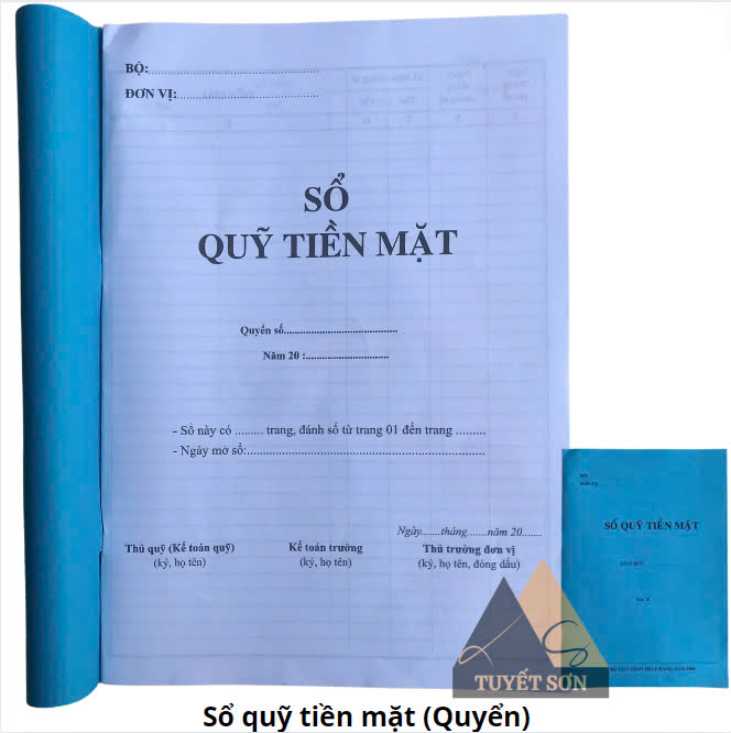 Sổ quỹ tiền mặt..........