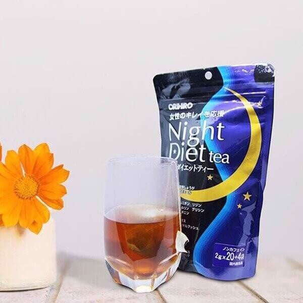 [Chính Hãng]  Trà giảm cân Night Diet Tea Orihiro - Xanh