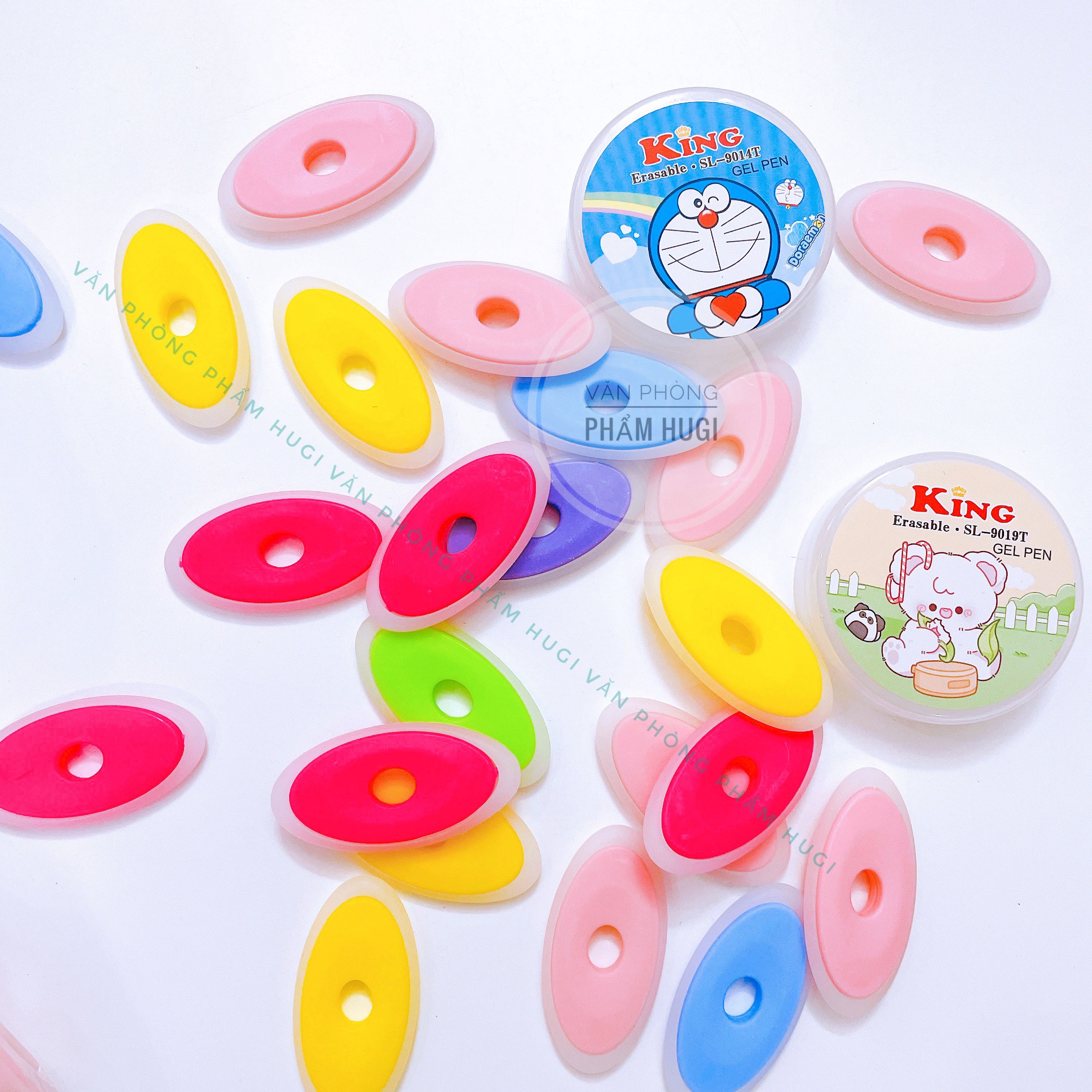 Elliptical gel for all kinds of pens erasable ink