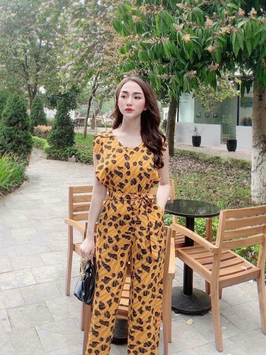 Jum ống rộng lụa 3D cột nơ xinh lung linh