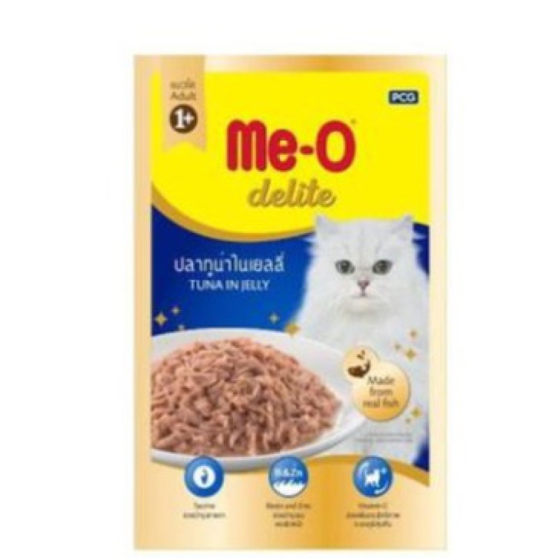 Pate Cho Mèo Me-O Delite Gói 70g, Thức ăn dinh dưỡng cho mèo mọi lứa tuổi