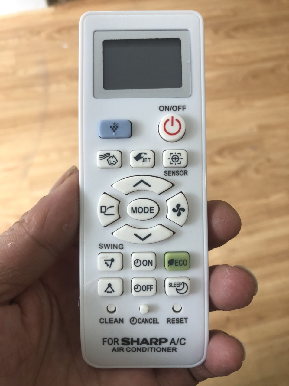 Điều khiển điều hòa remote máy lạnh sharp - mẫu giống hình