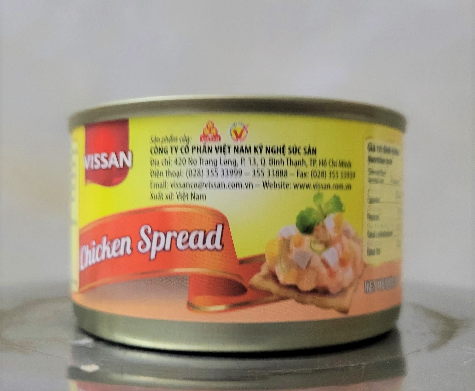 [Hộp nhỏ 85g] THỊT GÀ XỐT MAYONNAISE [VN] VISSAN Chicken Spread