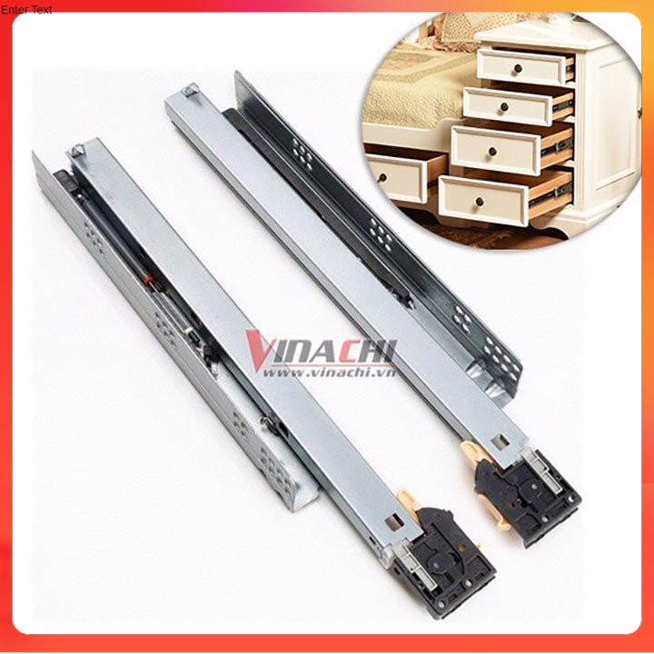 Ray trượt giảm chấn dtc - ray trượt giảm chấn dtc giúp cho tủ thêm bền bỉ hơn bởi chúng không va chạm mạnh