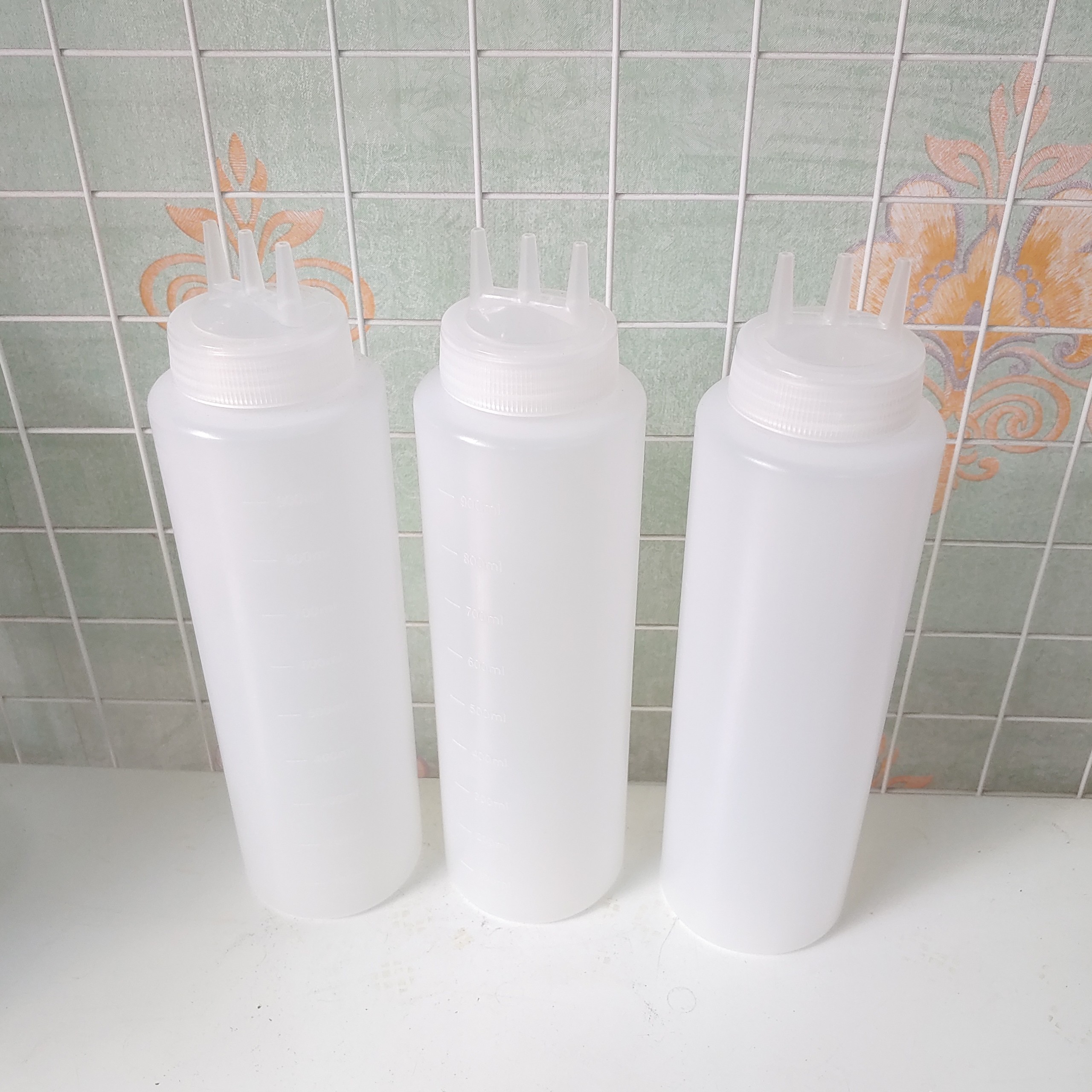 [HCM]Bình nhựa đựng nước sốt dung tích 1 lít