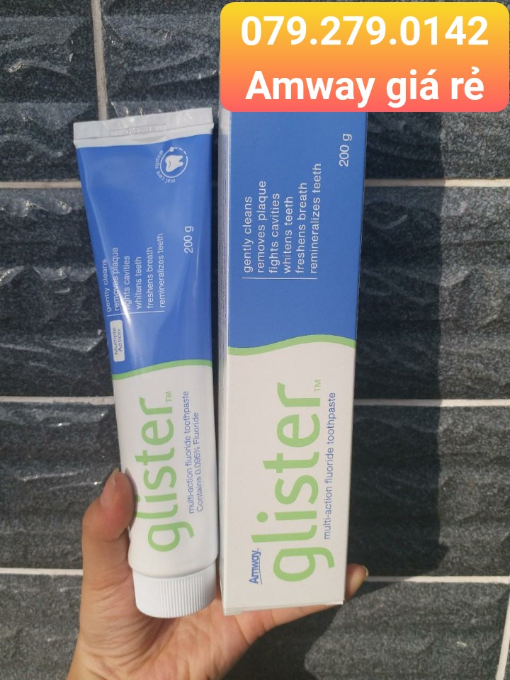 CHÍNH HÃNG Kem đánh răng đa năng GLISTER AMWAY 200G