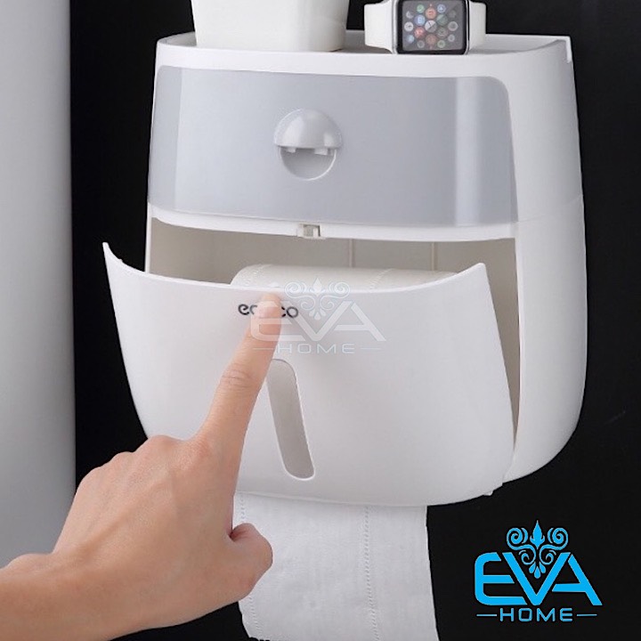 [HCM]Hộp Đựng Giấy Vệ Sinh 2 Tầng Ecoco