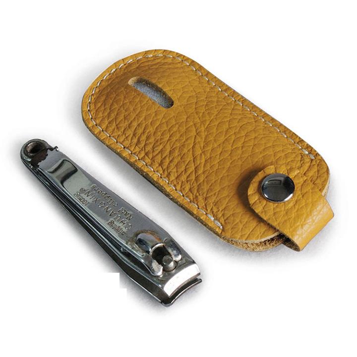 Móc Khóa Da Bò Đựng Thẻ Xe Bật Lửa USB Thẻ Từ Tròn