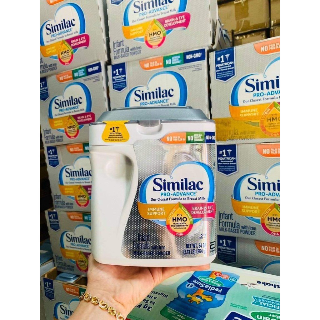 [Bình Dương] Sữa Bột Similac Pro-Advance Hmo Non-Gmo Cho Bé Từ 0-12 Tháng – 964g
