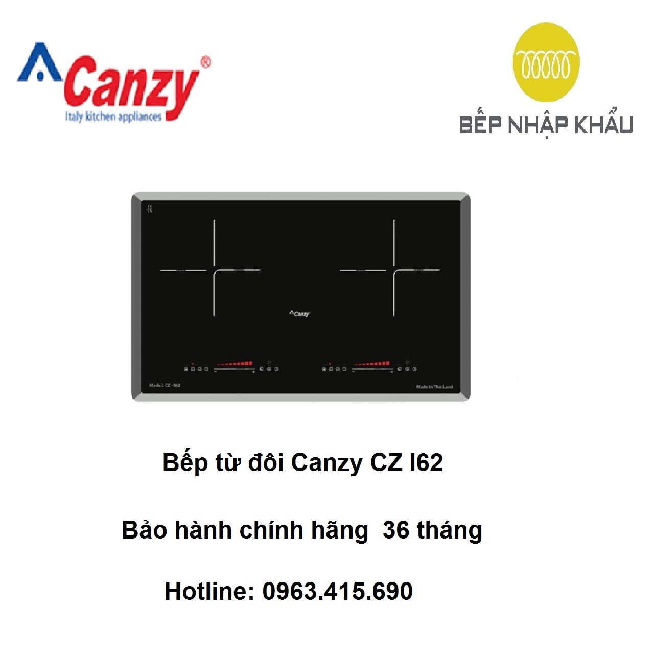 Bếp từ đôi Canzy CZ-I62