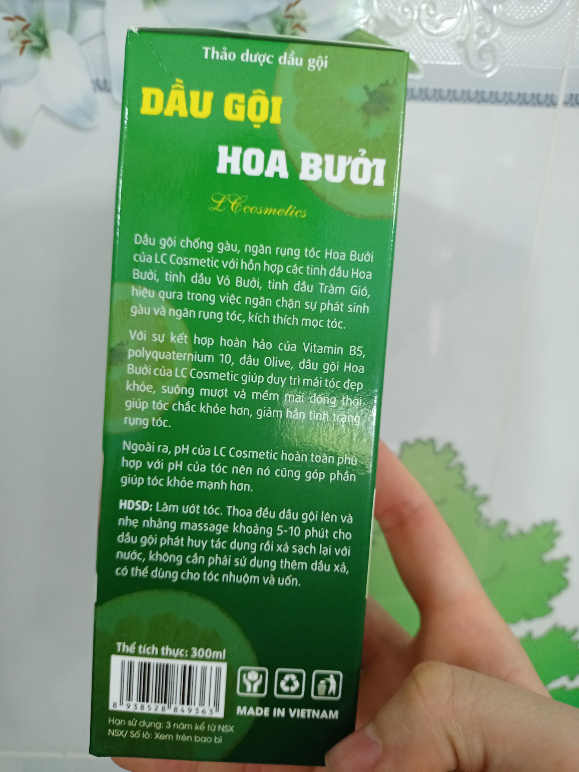 Dầu gội hoa bưởi