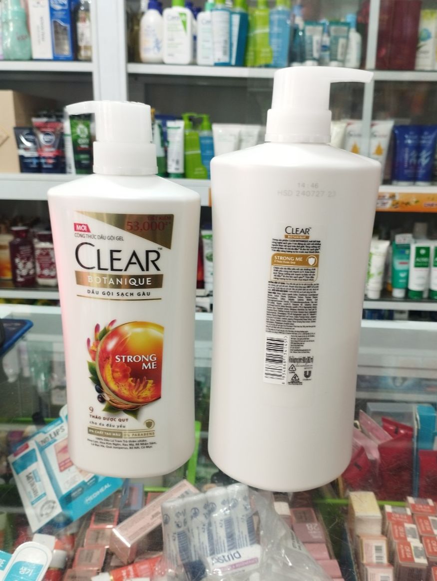 Dầu gội sạch gàu Clear thảo dược 630GR - 900GR