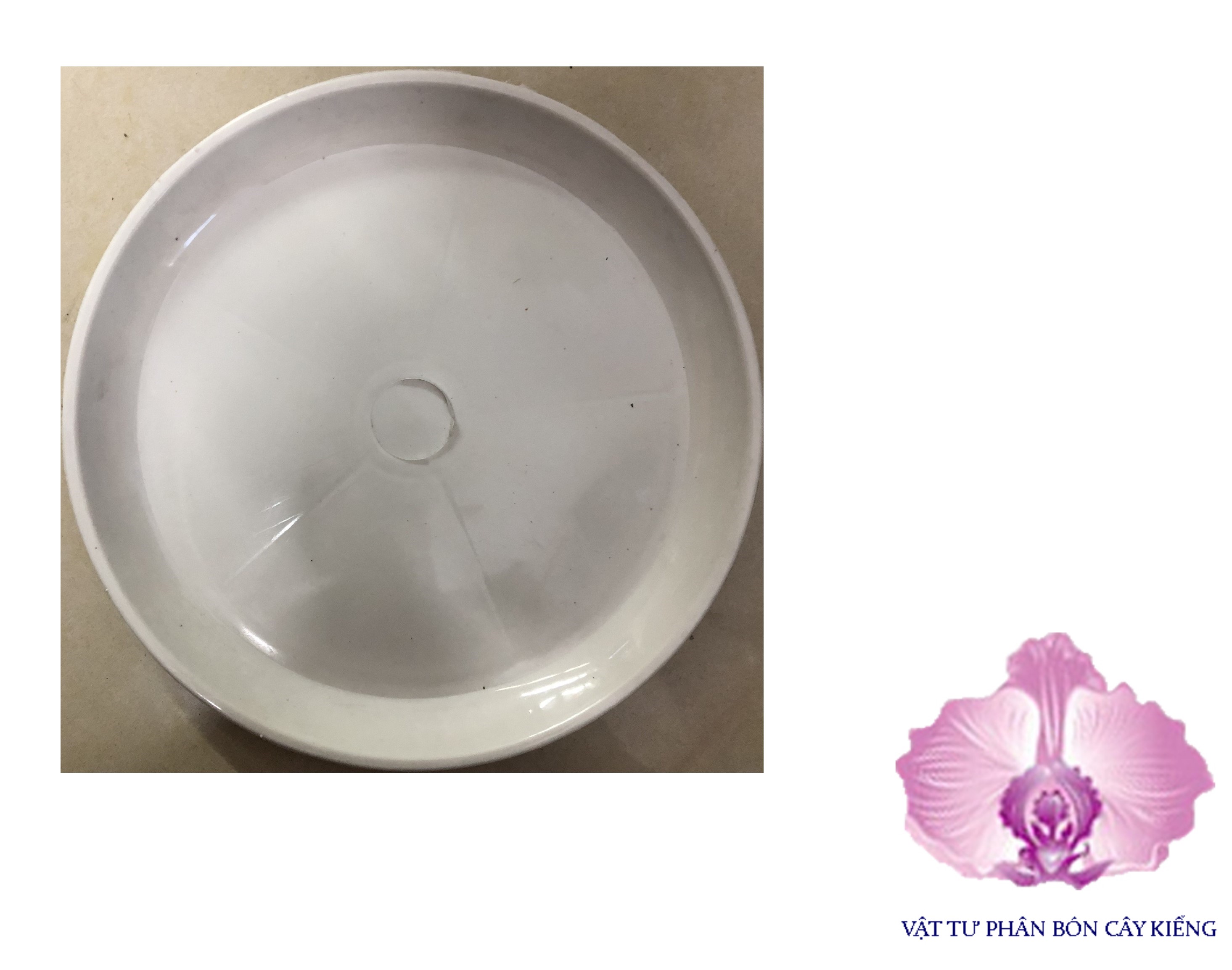 Đĩa lót chậu tròn 24cm - #042D#