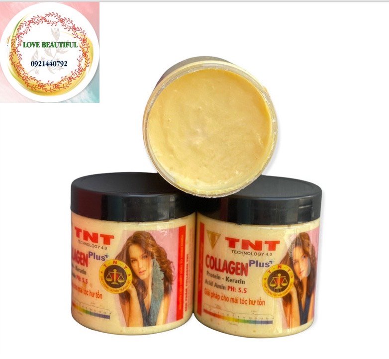 [FEESHIP MAX] Hấp dầu phục hồi Collagen Plus TNT, phục hồi hư tổn do dùng nhiều hóa chất, giúp tóc bóng mượt,khử kiềm_ Love Beautiful