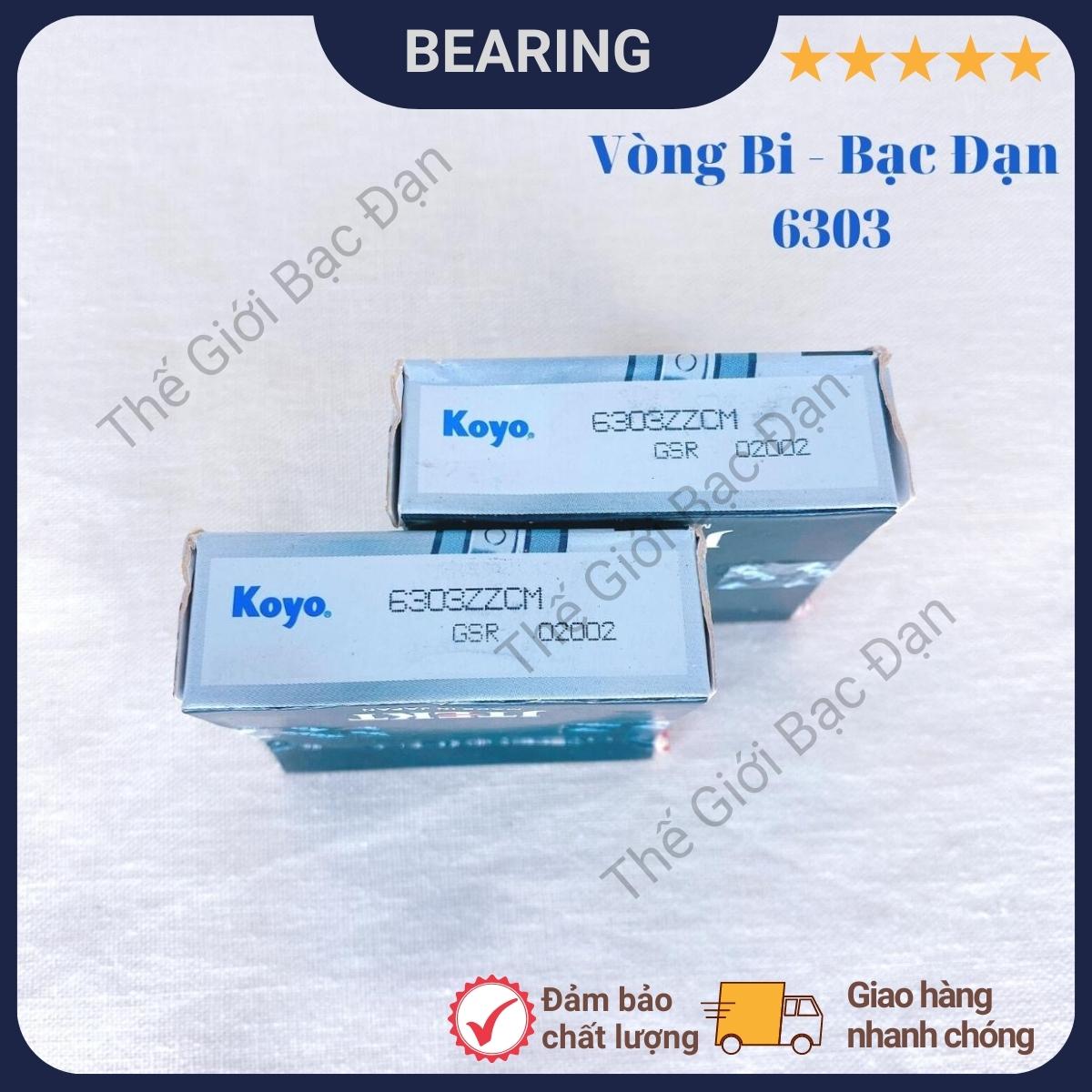Vòng bi bạc đạn 6302 ZZCM KOYO -Thế Giới Bạc Đạn