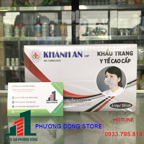 Khẩu trang y tế Khánh An - Hộp 50 cái
