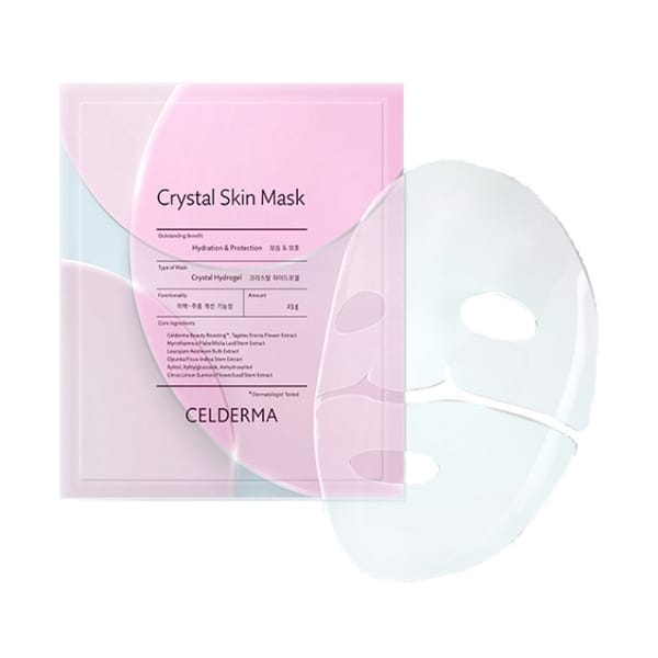 Mặt Nạ Thạch Anh Hàn Quốc  Celderma Crystal Skin Mask  - Tách lẻ 1 miếng
