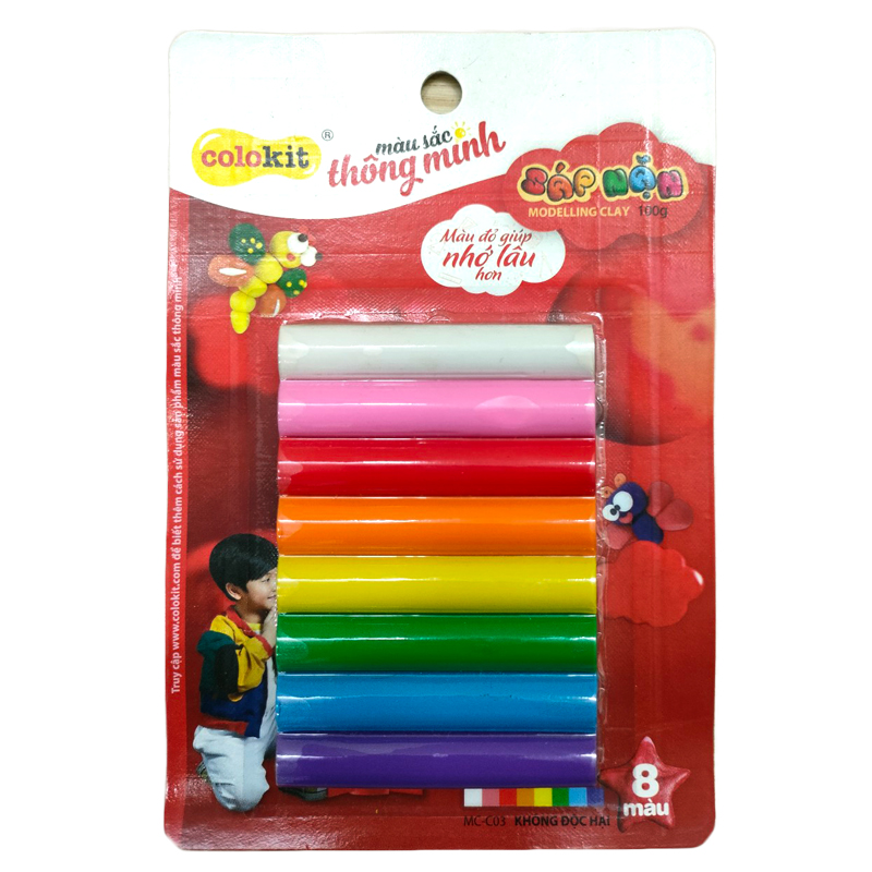 Sắp nặn Thiên Long 8 - 12 màu MC-C03, MC-C04